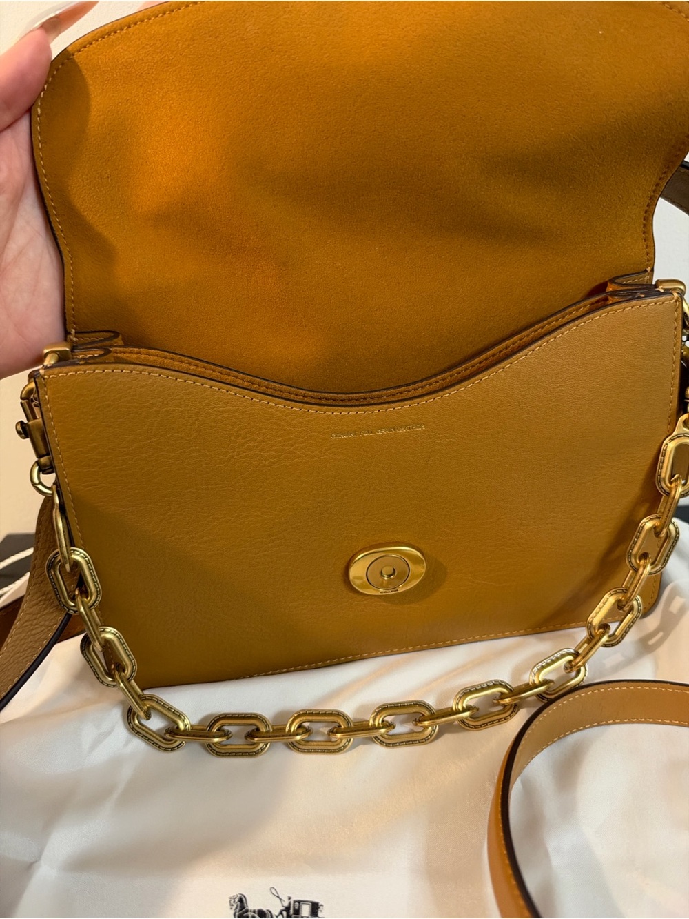 Coach Chain Tabby Shoulder Bag - Picture 6 of 8